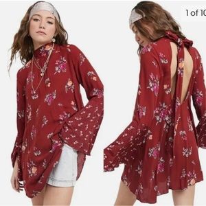 Free People Tate Printed Tunic (size small)